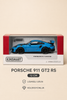 Porsche 911 GT2 RS 12 cm Lisanslı Kutulu Metal Model Araba - Mavi