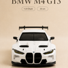 BMW M4 GT3 Beyaz 1:24 Ölçek 20 cm Koleksiyonluk Model Araba