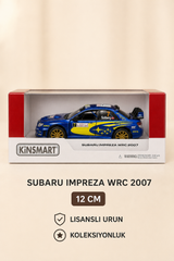 Subaru Impreza WRC 2007 12 cm Lisanslı Kutulu Metal Model Araba