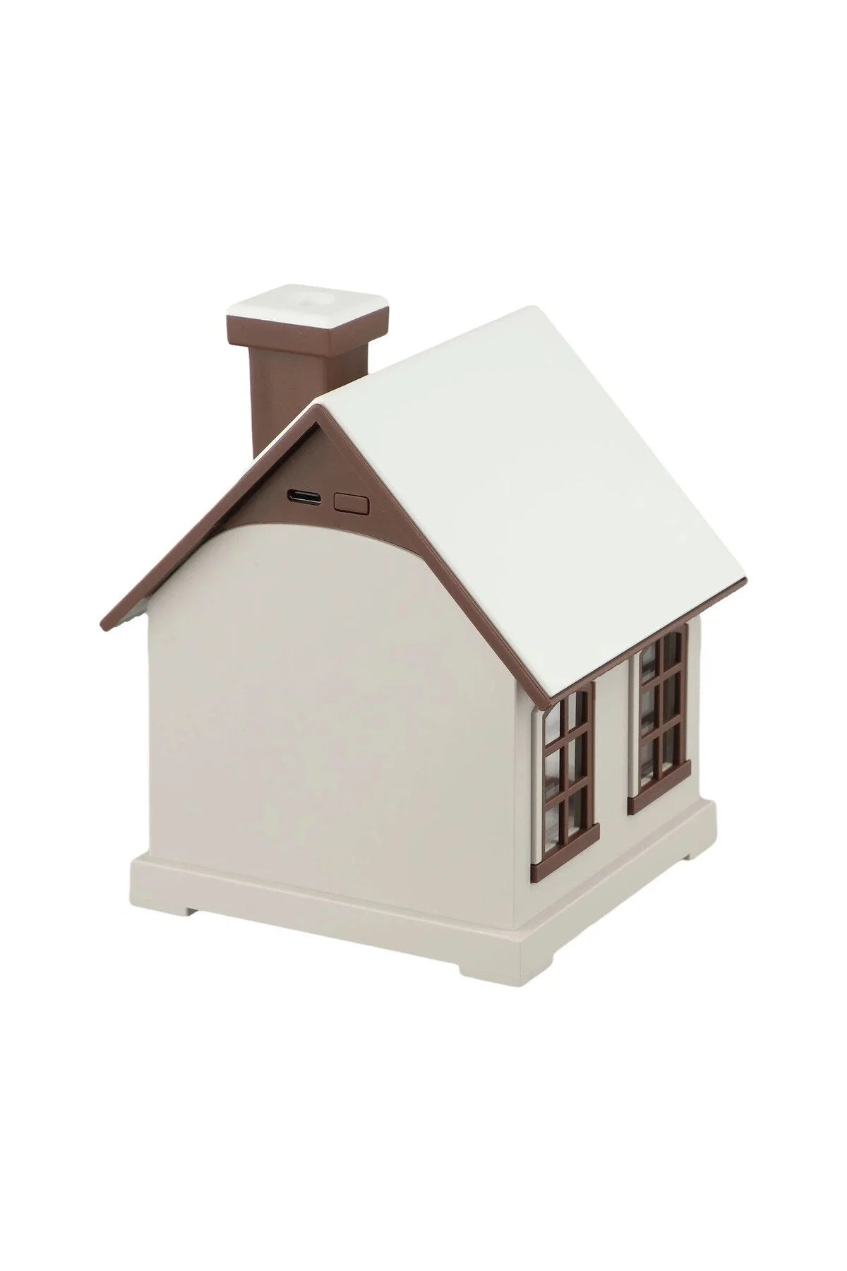 Kar Tasarımlı LED Işıklı Ev & Sevimli Çift Figürlü Hediye Seti – Gece Lambası & Buhar Nemlendirici