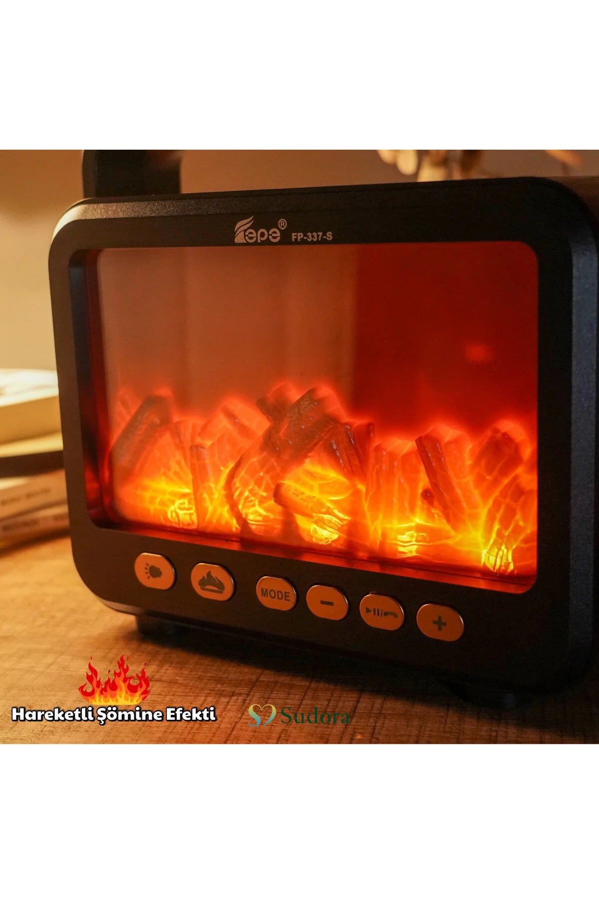 FP-337-S Şömine Görünümlü Bluetooth Hoparlör