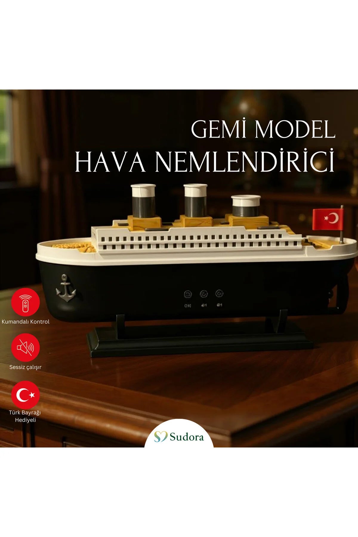 Gemi Tasarımlı Hava Nemlendirici