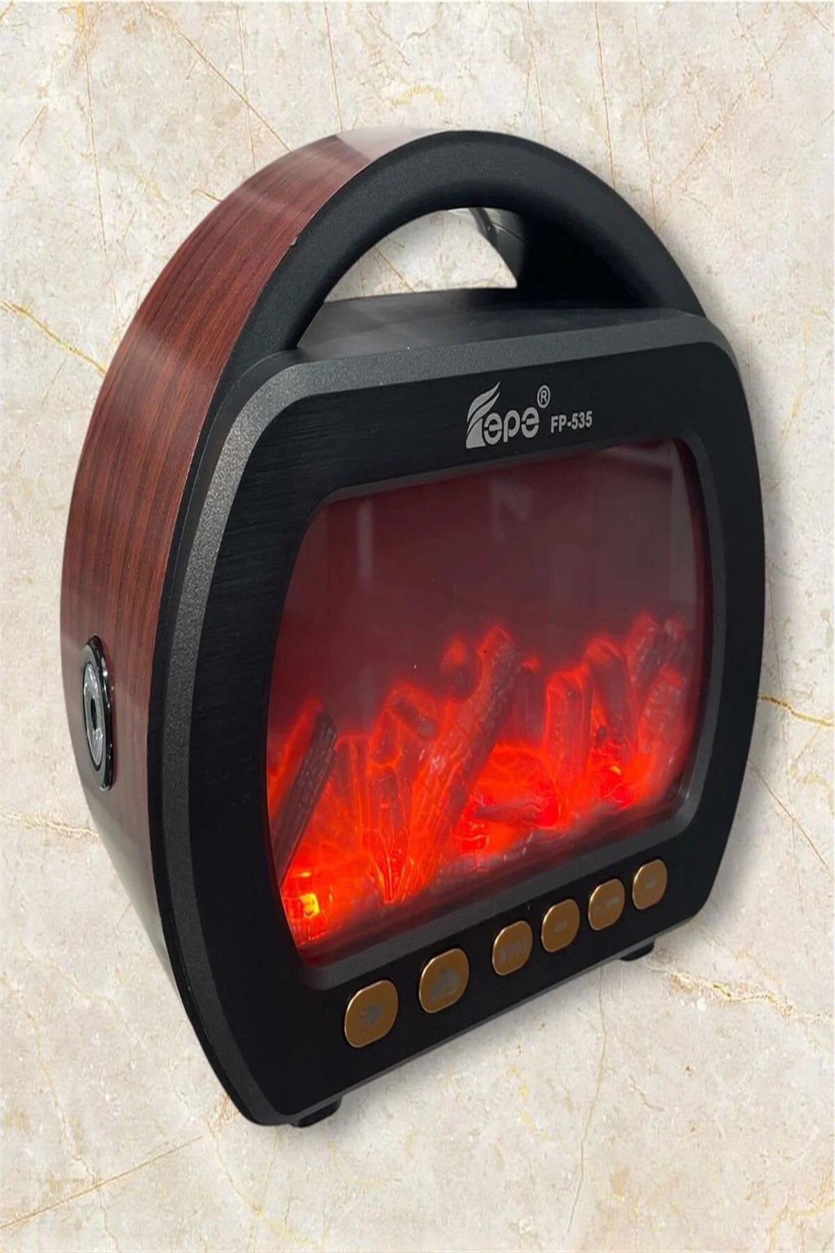 FP-535 Şömine Görünümlü Nostaljik Radyo - El Fenerli Model