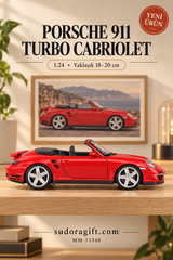 Motormax Porsche 911 Turbo Cabriolet 1:24 Metal Model Araba – MM-73348 – Sağ görünüm