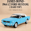 Motormax James Bond 1964½ Ford Mustang Hardtop 1:24 Metal Model Araba