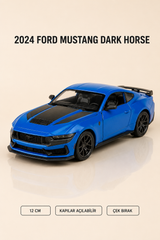 2024 Ford Mustang Dark Horse Metal Çek Bırak Araç 12 cm - 4 Renk Seçeneği