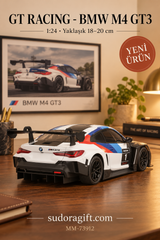 Motormax GT Racing BMW M4 GT3 1:24 Metal Model Araba – MM-73912 – Arka görünüm
