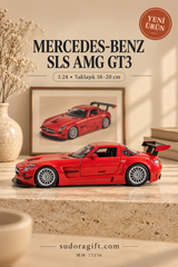 Motormax Mercedes-Benz SLS AMG GT3 1:24 Metal Model Araba – MM-73356 – Sol görünüm