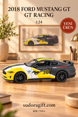 Motormax GT Racing 2018 Ford Mustang GT 1:24 Metal Model Araba – MM-73911 – Sol Gorunum