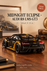 Motormax Midnight Eclipse Audi R8 LMS GT3 1:24 Metal Model Araba – MM-79208 – Arka görünüm