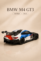 BMW M4 GT3 M Motorsport Desenli 1:24 Ölçek 20 cm Koleksiyonluk Model Araba