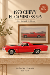 Motormax 1970 Chevrolet El Camino SS 396 1:24 Metal Model Araba – MM-79347 – Sol görünüm