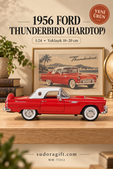 Motormax 1956 Ford Thunderbird Hardtop 1:24 Metal Model Araba – MM-73312 – Sağ görünüm