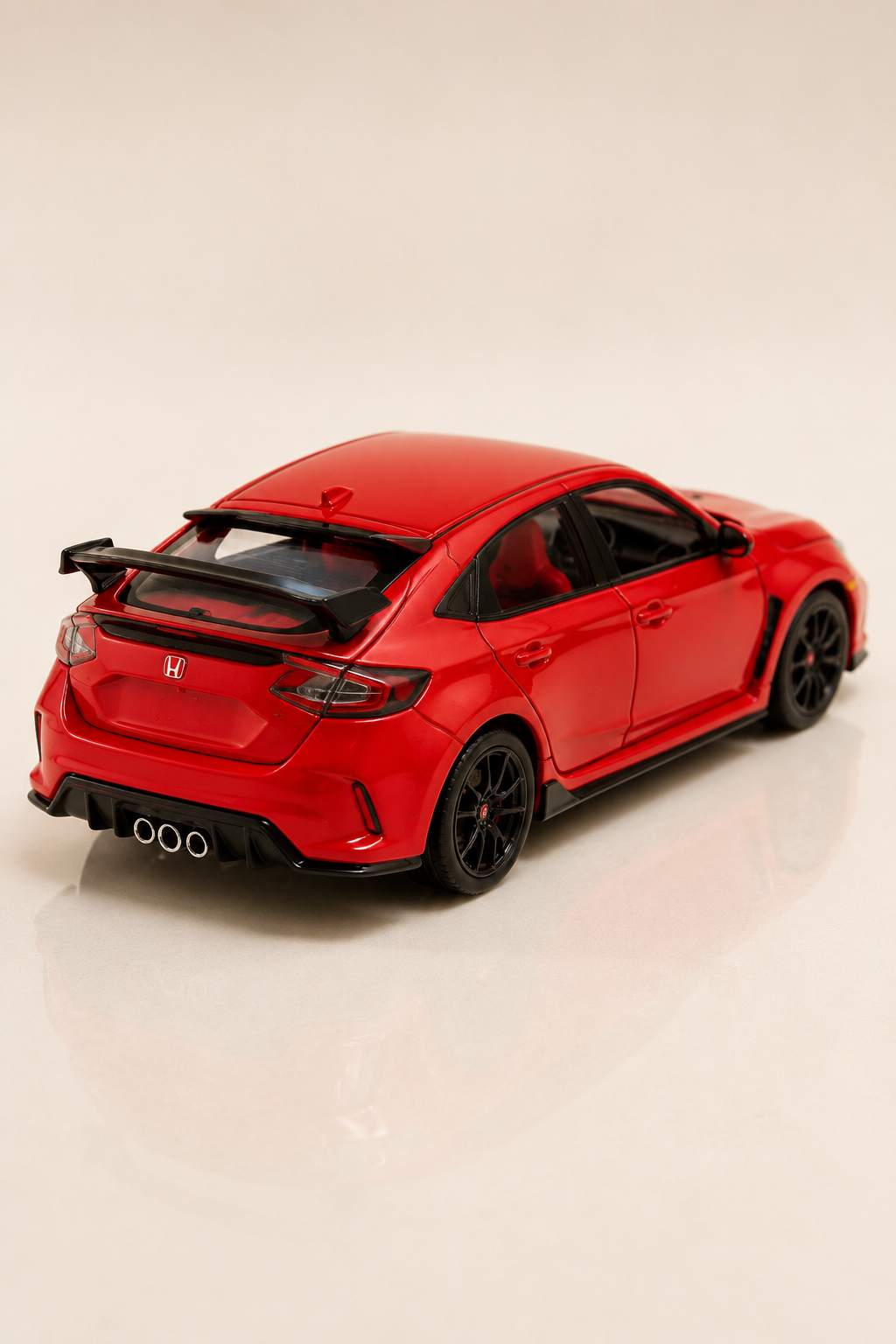 2024 Honda Civic Type R Metal Çek Bırak Araç 12 cm - 4 Renk Seçeneği