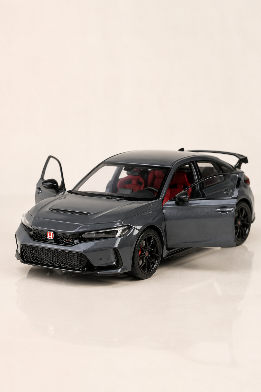 2024 Honda Civic Type R Metal Çek Bırak Araç 12 cm - 4 Renk Seçeneği