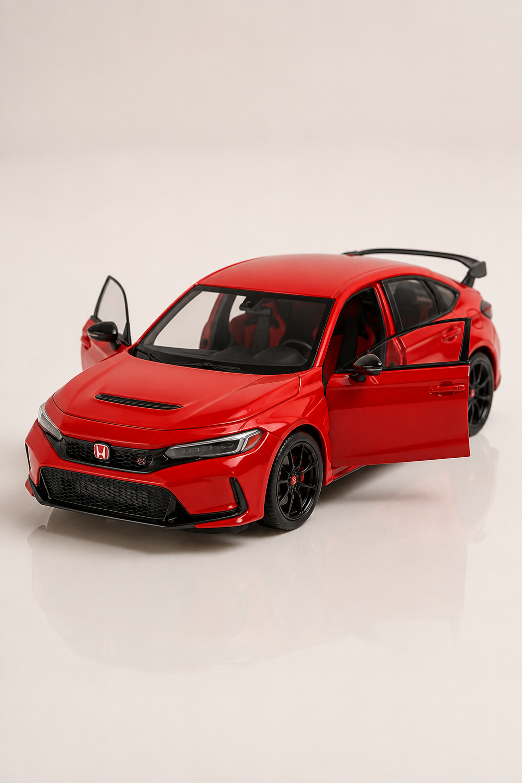2024 Honda Civic Type R Metal Çek Bırak Araç 12 cm - 4 Renk Seçeneği