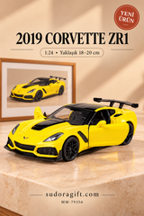 Motormax 2019 Chevrolet Corvette ZR1 1:24 Metal Model Araba