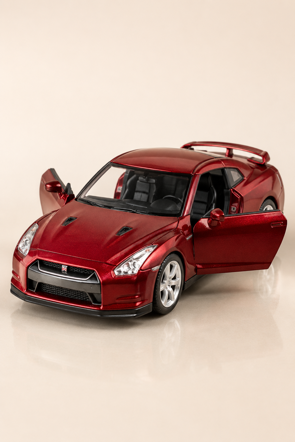 2009 Nissan GT-R R35 Metal Çek Bırak Araç 12 cm - 4 Renk Seçeneği
