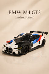 BMW M4 GT3 M Motorsport Desenli 1:24 Ölçek 20 cm Koleksiyonluk Model Araba