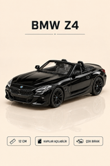 BMW Z4 Cabrio 12 cm Çek Bırak Metal Model Araba - Renk Seçenekli
