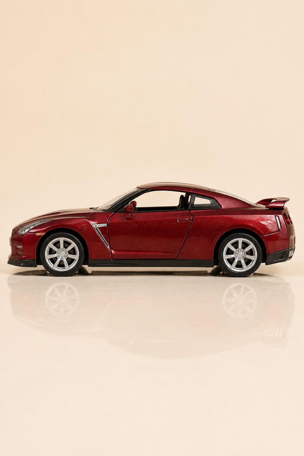 2009 Nissan GT-R R35 Metal Çek Bırak Araç 12 cm - 4 Renk Seçeneği