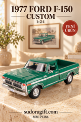 Motormax 1977 Ford F-150 Custom 1:24 Metal Model Araba – MM-79386 – Ana Gorsel