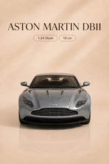 Aston Martin DB11 Metalik Gri 1:24 Ölçek 19 cm Model Araba