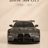 BMW M4 GT3 Metalik Antrasit Gri 1:24 Ölçek 20 cm Koleksiyonluk Model Araba