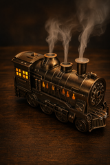 Tren Hava Nemlendirici ve Aroma Difüzör - 24x14 cm - Antik Bronz