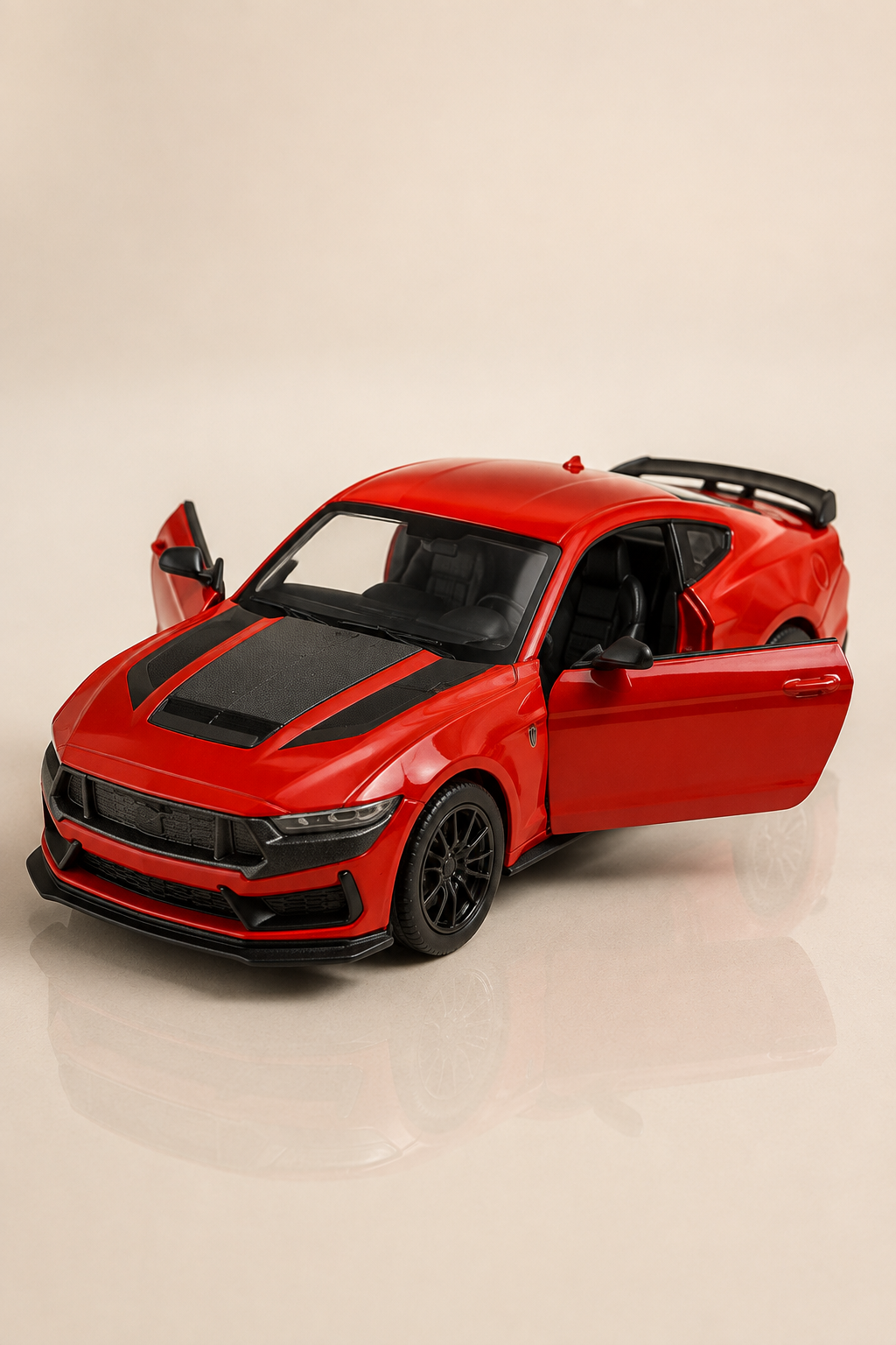 2024 Ford Mustang Dark Horse Metal Çek Bırak Araç 12 cm - 4 Renk Seçeneği
