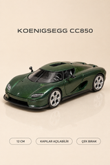 Koenigsegg CC850 Metal Çek Bırak Araç 12 cm - 4 Renk Seçeneği