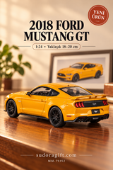 Motormax 2018 Ford Mustang GT 1:24 Metal Model Araba