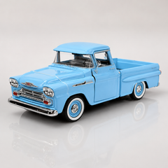 1958 Chevy Apache Fleetside Pickup 1:24 Seri Nostaljik Metal Araba