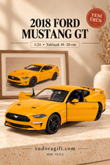 Motormax 2018 Ford Mustang GT 1:24 Metal Model Araba