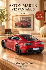 Motormax Aston Martin V12 Vantage S 1:24 Metal Model Araba – MM-79322 – Arka Gorunum