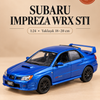 Motormax Subaru Impreza WRX STI 1:24 Metal Model Araba