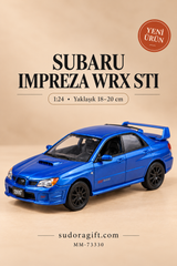 Motormax Subaru Impreza WRX STI 1:24 Metal Model Araba