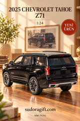 Motormax 2025 Chevrolet Tahoe Z71 1:24 Metal Model Araba – MM-79392 – Arka Gorunum
