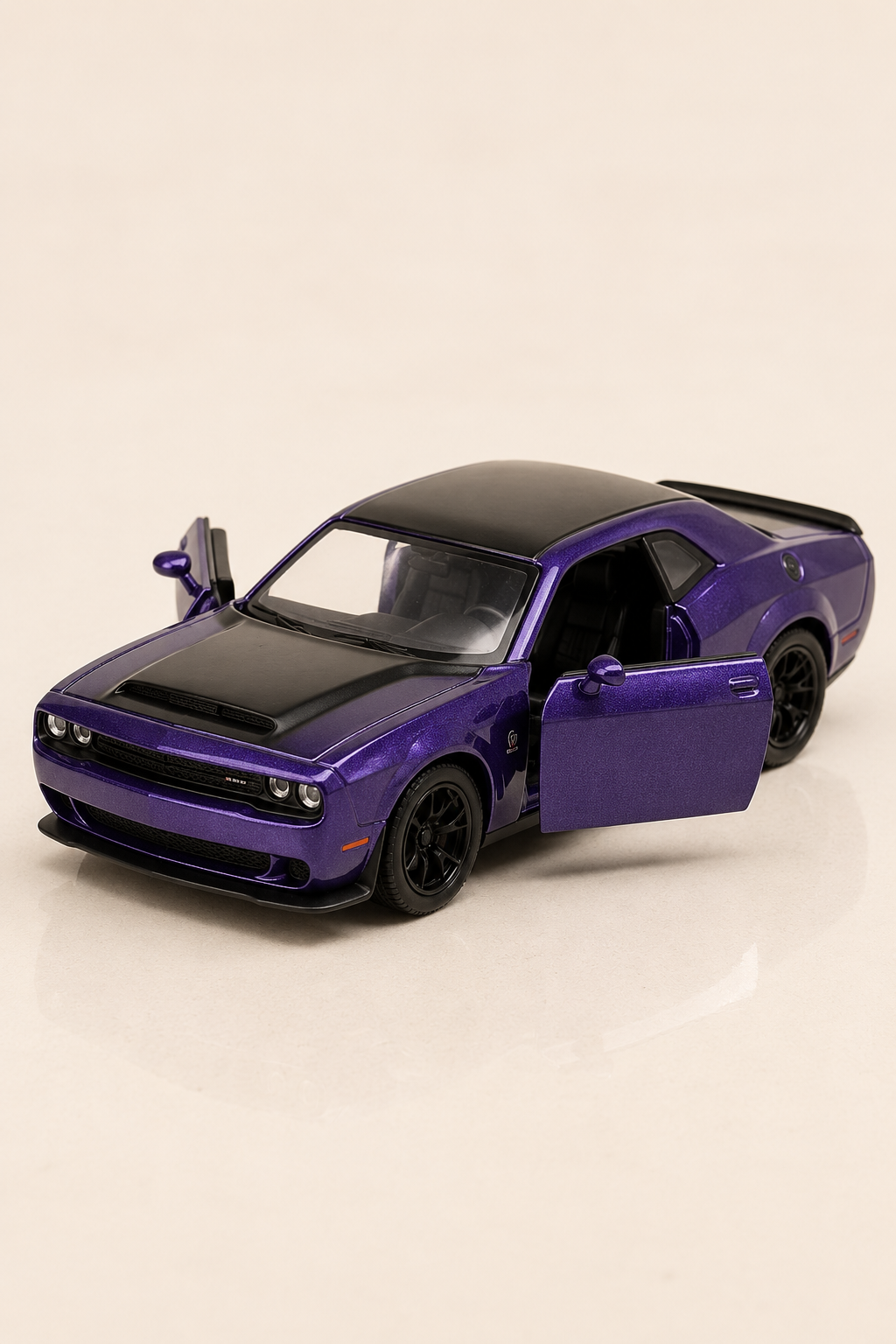 2023 Dodge Challenger SRT Demon 170 Metal Çek Bırak Araç 12 cm - 4 Renk Seçeneği