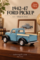 Motormax 1942–47 Ford Pickup 1:24 Metal Model Araba – MM-79388 – Arka görünüm