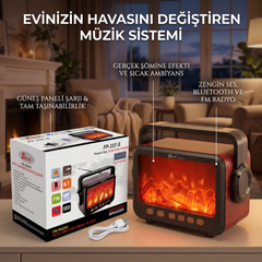 FP-337-S Şömine Görünümlü Bluetooth Hoparlör