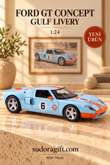 Motormax Gulf Ford GT Concept 1:24 Metal Model Araba – MM-79641 – Sag Gorunum