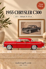 Motormax 1955 Chrysler C300 1:24 Metal Model Araba