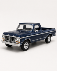1979 Ford F-150 1:24 Nostaljik Metal Pick-Up Araba - Lacivert
