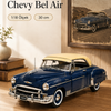 1950 Chevy Bel Air 1:18 Koyu Mavi Ölçek 30 cm Metal Die Cast Model Araba