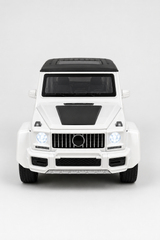 Lüks SUV Serisi - Off Road Model 1:24 Işıklı Çek-Bırak - Beyaz