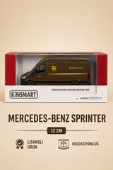 Mercedes-Benz Sprinter UPS 12 cm Lisanslı Kutulu Metal Model Araç