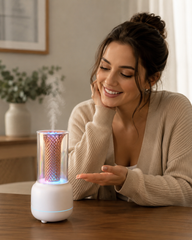 RGB Işıklı Dekoratif Hava Nemlendirici ve Aroma Difüzörü