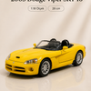 2003 Dodge Viper SRT-10 1:18 Ölçek 26 cm Metal Die Cast Model Araba