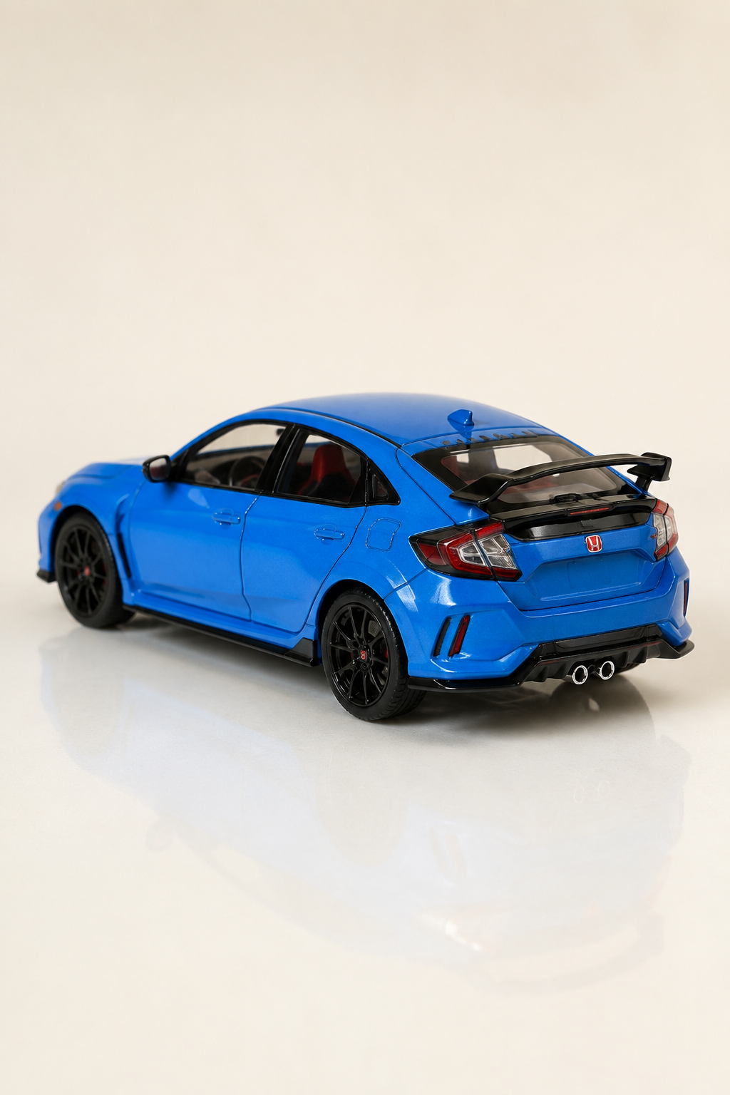 2024 Honda Civic Type R Metal Çek Bırak Araç 12 cm - 4 Renk Seçeneği